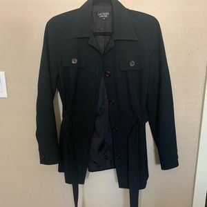 Black Trench Coat Laundry by Shelli Segal